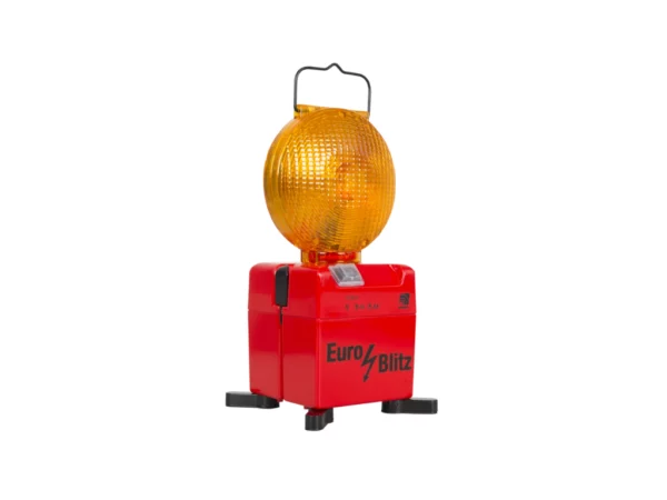 Flashing beacon EuroBlitz LED, double-sided, battery