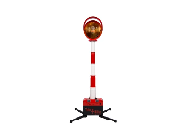 Flashing beacon TeleBlitz LED synchronous, single-sided, battery
