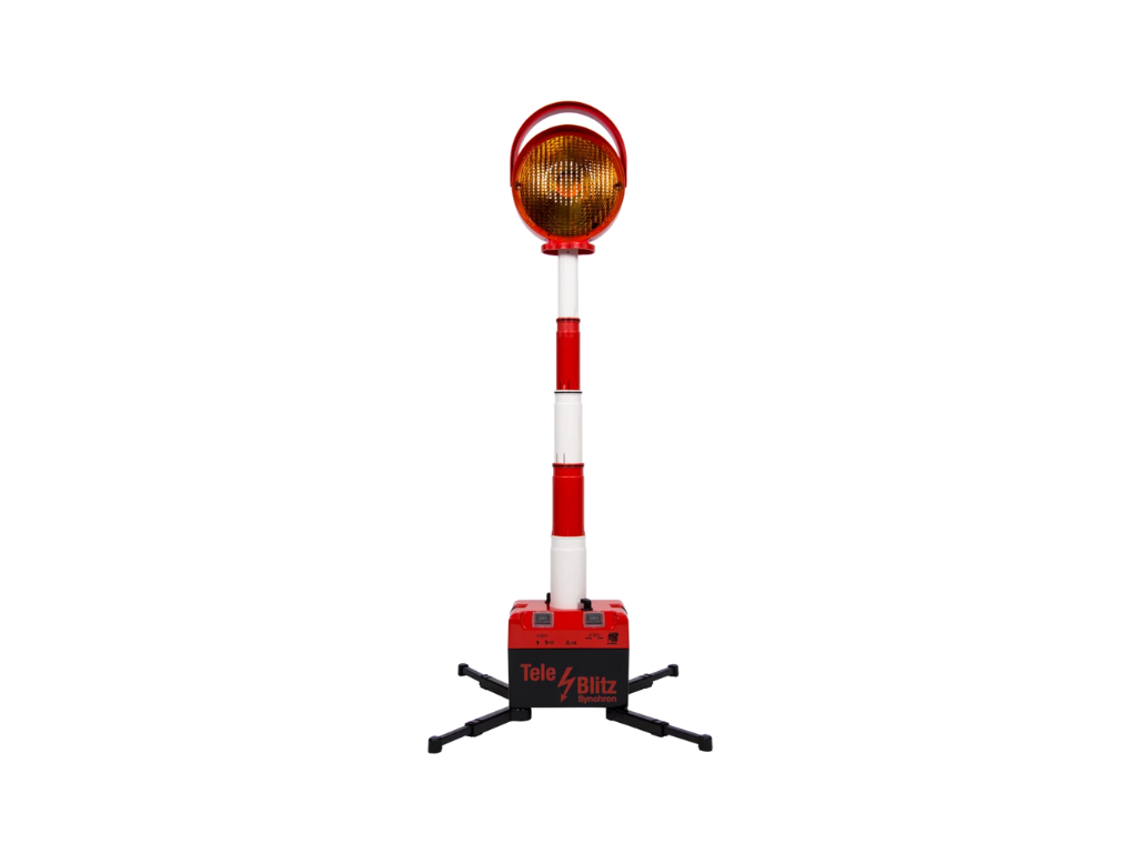 Flash TeleBlitz LED synchrone, une face, batterie