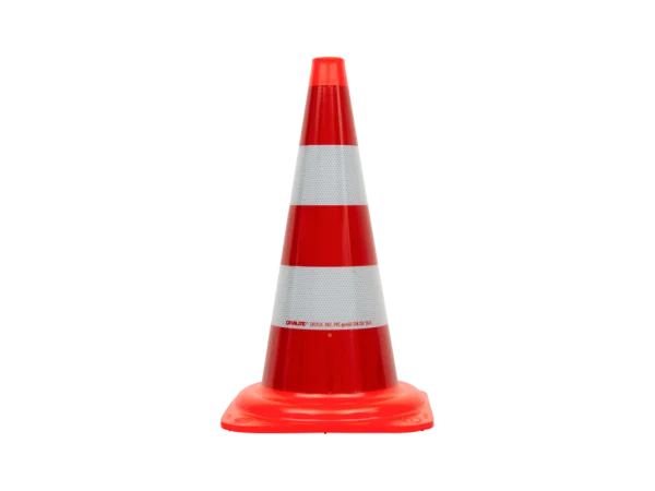Traffic cone 500mm, one-piece, R2