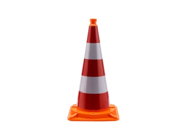 Traffic cone 750 mm, one piece, R2