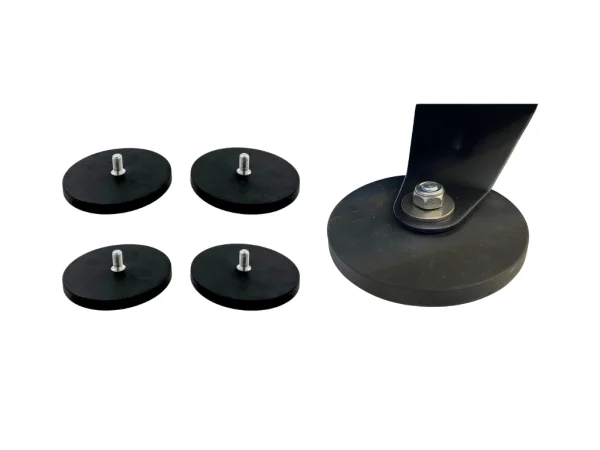 Magnetic mounting kit for LED roof bar