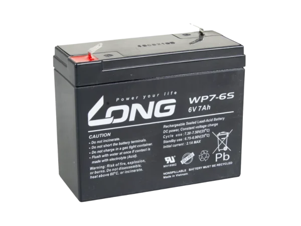 6V/7Ah battery for TRIBLITZ VII