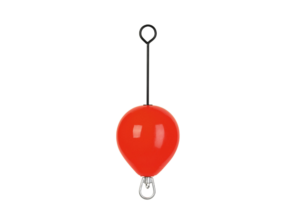 Ballon de balisage rouge, avec tige longue, obstacle aérien